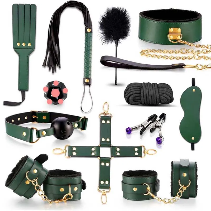 Health Wellness Training - Couples 12-Piece BDSM Bondage Kit for