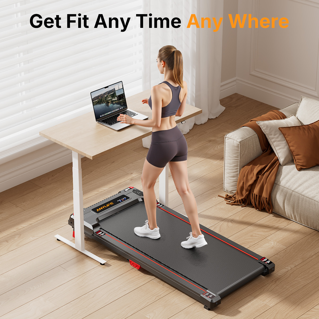 AnyLife 480D-A Treadmill Walki - đánh giá và giá Health Wellness Training