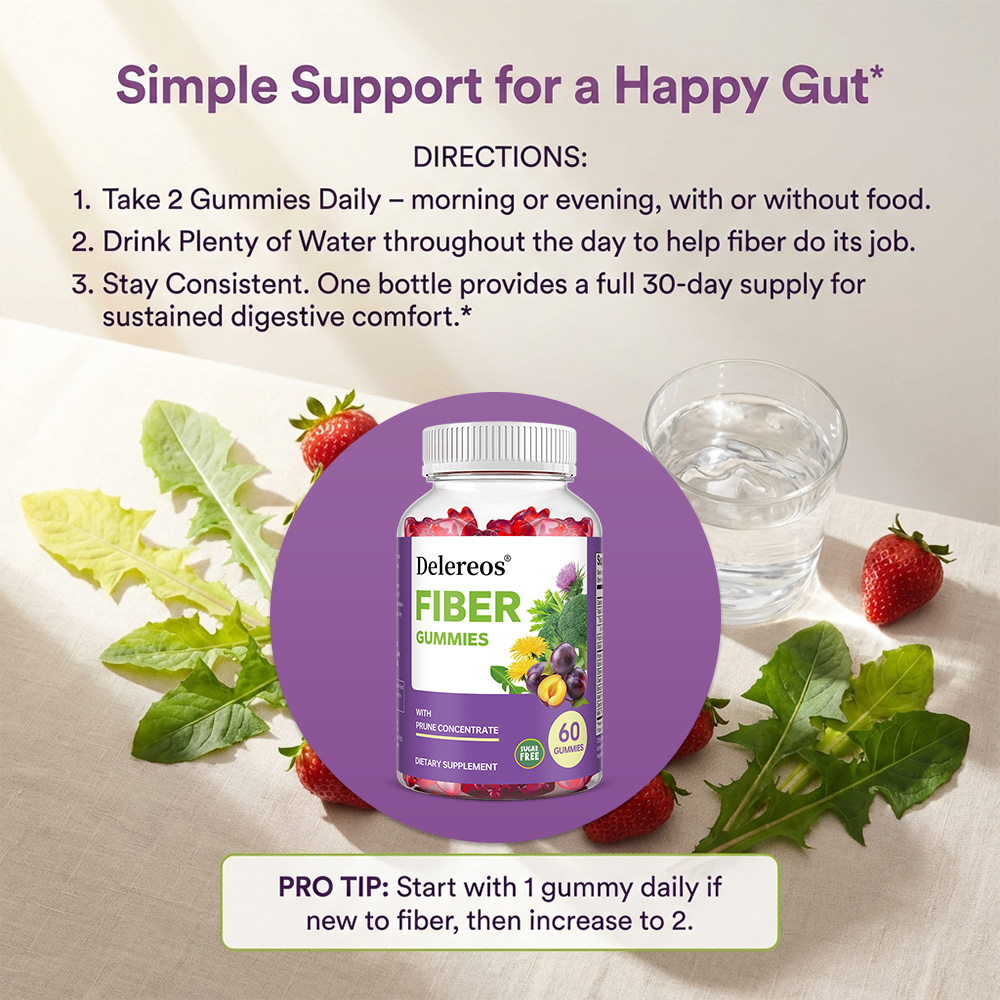 Sugar-Free Prebiotic Fiber Gum - đánh giá và giá Health Wellness Gummies