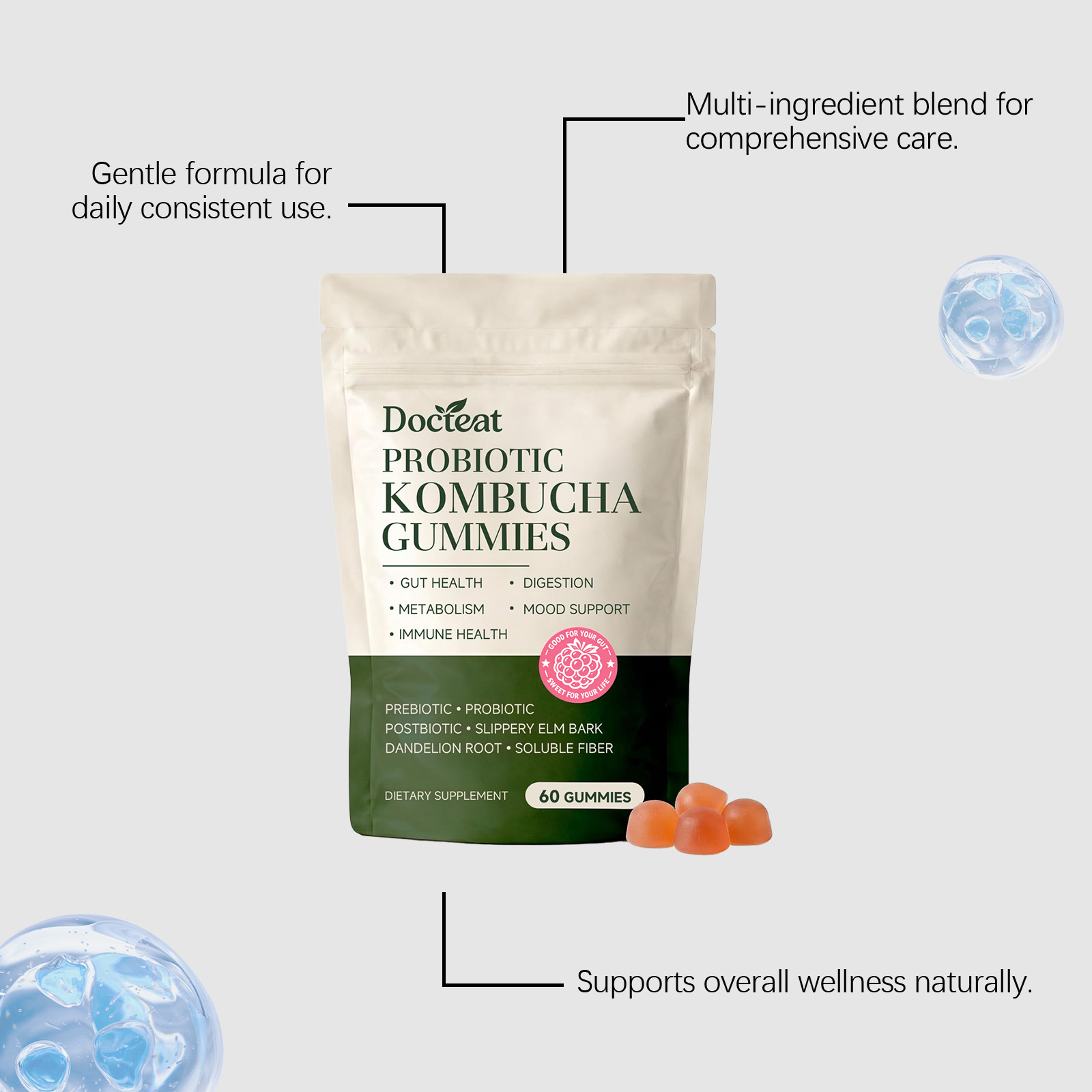 Adults Probiotic Gummies Suppo - đánh giá và giá Health Wellness Gummies