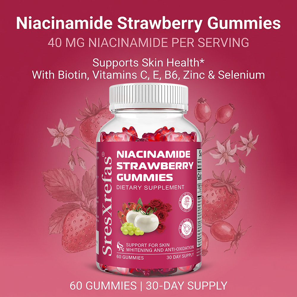Niacinamide (Vitamin B3) Gummi - đánh giá và giá Health Wellness Gummies