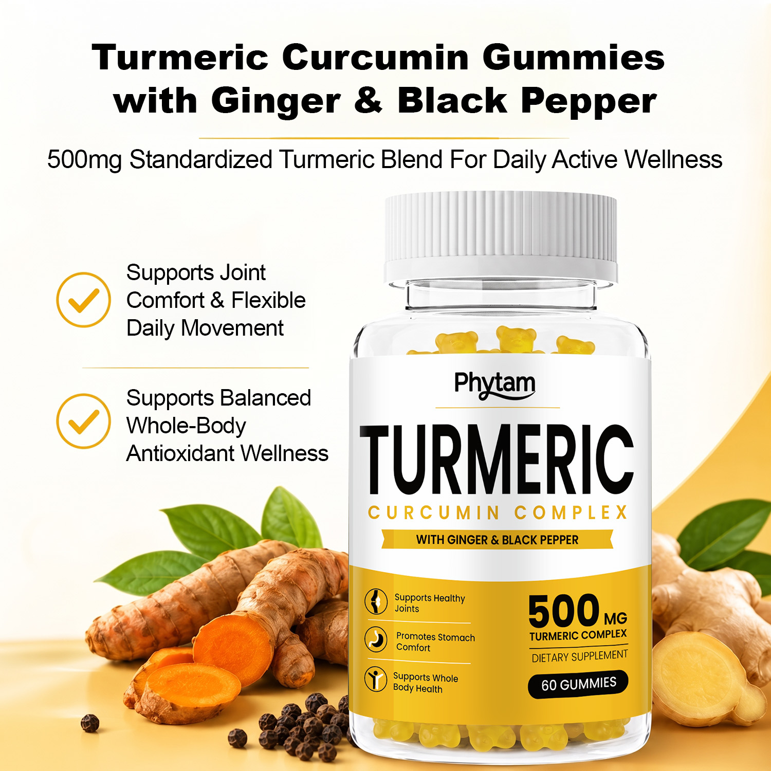 Turmeric Curcumin Gummies With - đánh giá và giá Health Wellness Gummies