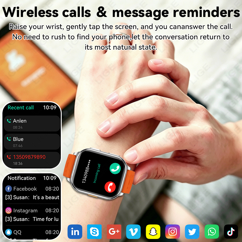 LIGE 2026 Camera Smart Watch M - đánh giá và giá Health Wellness Trends 2026