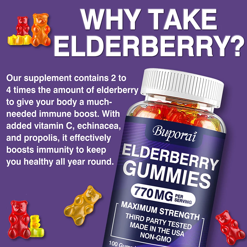 Elderberry Gummies - Smooth Sk - đánh giá và giá Health Wellness Gummies